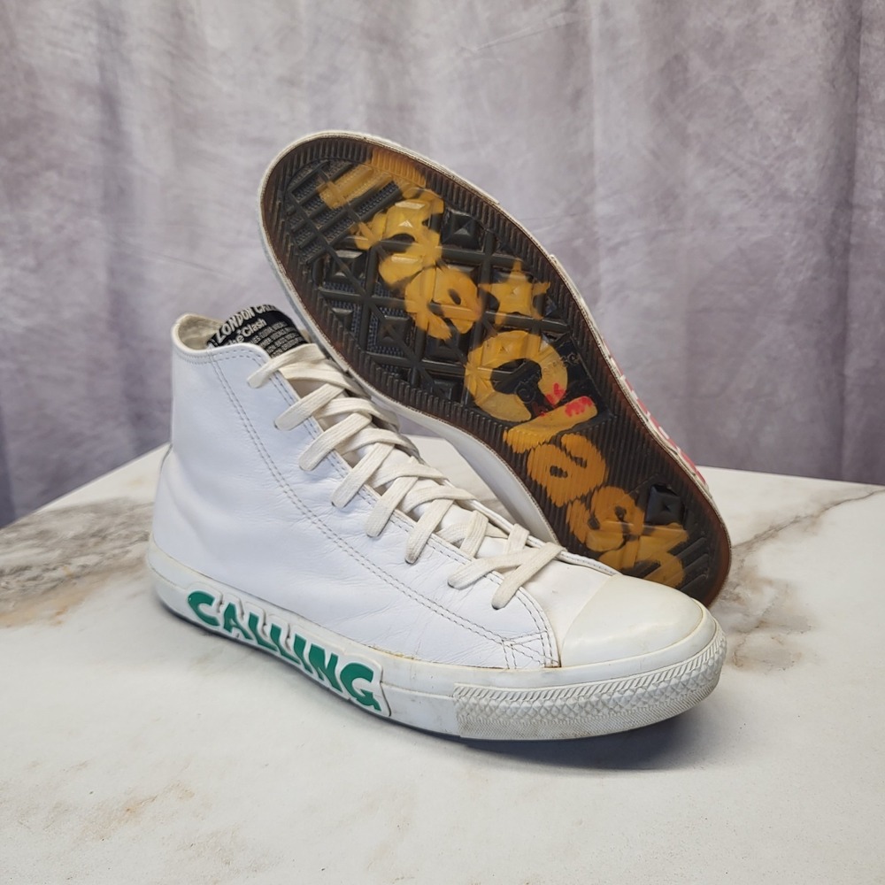 Converse x The Clash London Calling ROCK Revolution Chucks Hi Size 10 Men's